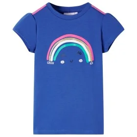 Kobaltblaues Kinder-T-Shirt, Größe 140 von , Kinder-T-Shirts - Ref: Foro24-11113, Preis: 8,19 €, Rabatt: %