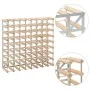 Wine rack for 72 bottles made of solid pine wood by vidaXL, Wine racks - Ref: Foro24-282471, Price: 127,79 €, Discount: %