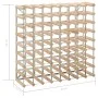 Wine rack for 72 bottles made of solid pine wood by vidaXL, Wine racks - Ref: Foro24-282471, Price: 127,79 €, Discount: %