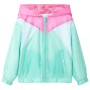 Kinderjacke mit Kapuze und mehrfarbigem Reißverschluss in Größe 104. von , Oberbekleidung für Kinder - Ref: Foro24-10825, Pre...