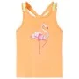 Camiseta de tirantes infantil naranja 128 by , Kids T-shirts - Ref: Foro24-11147, Price: 8,30 €, Discount: %