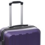 Set starrer Koffer mit Trolley-Rädern 3 Stück lila ABS von vidaXL, Koffer - Ref: Foro24-91877, Preis: 129,72 €, Rabatt: %