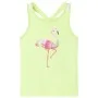 Camiseta de tirantes infantil amarillo neón 140 by , Kids T-shirts - Ref: Foro24-11153, Price: 8,30 €, Discount: %