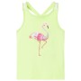 Neon-gelbes ärmelloses Kinder-Tanktop, Größe 140 von , Kinder-T-Shirts - Ref: Foro24-11153, Preis: 8,39 €, Rabatt: %