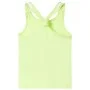 Camiseta de tirantes infantil amarillo neón 140 by , Kids T-shirts - Ref: Foro24-11153, Price: 8,30 €, Discount: %