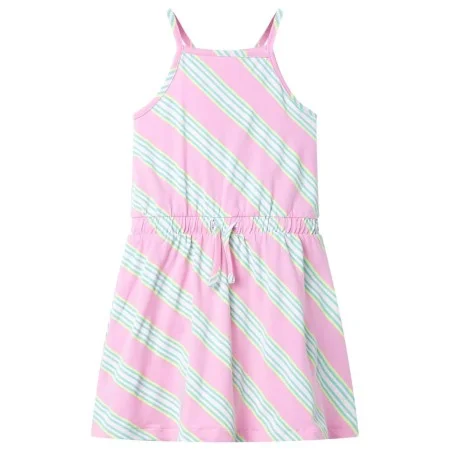 Ärmelloses Kinderkleid mit rosa Schnürung, Größe 128. von , Kinderkleider - Ref: Foro24-11172, Preis: 11,29 €, Rabatt: %