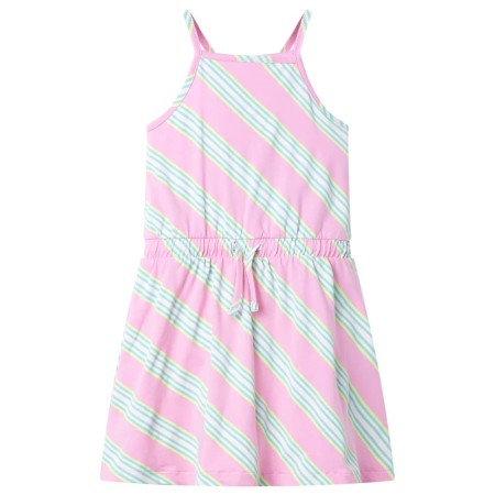 Vestido infantil sin mangas con cordón rosa 128 de , Vestidos de niños - Ref: Foro24-11172, Precio: 11,40 €