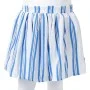 Kobaltblaues und weißes Kinderrock 104 von , Kinderhosen - Ref: Foro24-11475, Preis: 11,04 €, Rabatt: %