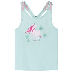 Kinder Tanktop in Hellmintgrün Größe 104 von , Kinder-T-Shirts - Ref: Foro24-10670, Preis: 8,46 €, Rabatt: %