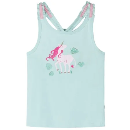 Kinder Tanktop in Hellmintgrün Größe 104 von , Kinder-T-Shirts - Ref: Foro24-10670, Preis: 8,39 €, Rabatt: %