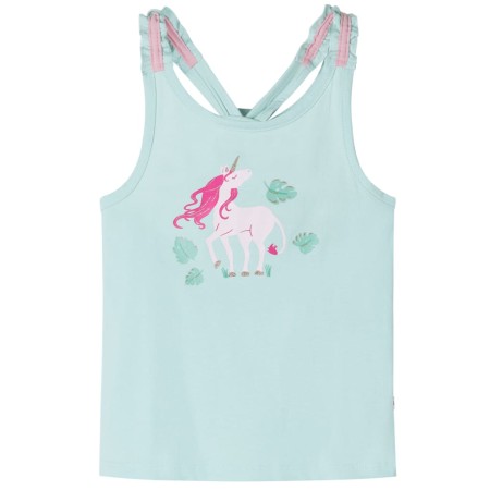 Kinder Tanktop in Hellmintgrün Größe 104 von , Kinder-T-Shirts - Ref: Foro24-10670, Preis: 8,46 €, Rabatt: %