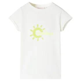 Kinder-T-Shirt in Naturfarbe, Größe 92. von , Kinder-T-Shirts - Ref: Foro24-11179, Preis: 7,99 €, Rabatt: %