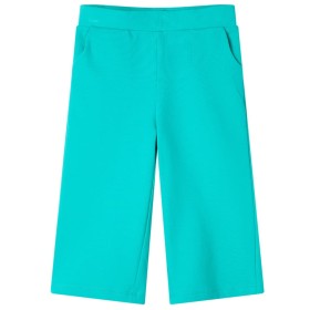 Kinderhose mit weiten mintgrünen Hosenbeinen, Größe 128. von , Kinderhosen - Ref: Foro24-11042, Preis: 10,74 €, Rabatt: %
