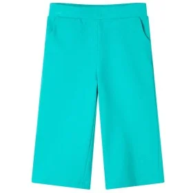 Pantalón infantil con perneras anchas verde menta 128 by , kids pants - Ref: Foro24-11042, Price: 10,64 €, Discount: %