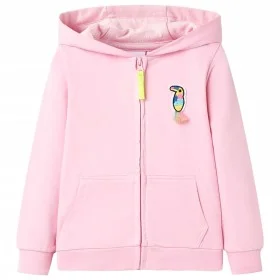 Kinderhoodie mit Kapuze und Reißverschluss in Rosa, Größe 92. von , Kinder-T-Shirts - Ref: Foro24-11564, Preis: 11,97 €, Raba...