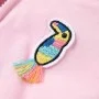 Kinderhoodie mit Kapuze und Reißverschluss in Rosa, Größe 92. von , Kinder-T-Shirts - Ref: Foro24-11564, Preis: 11,97 €, Raba...