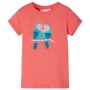 Kinder-T-Shirt in Korallenfarbe, Größe 116. von , Kinder-T-Shirts - Ref: Foro24-11201, Preis: 8,39 €, Rabatt: %