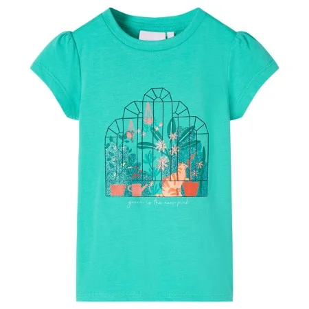Kinder-T-Shirt in Mintgrün, Größe 128. von , Kinder-T-Shirts - Ref: Foro24-11367, Preis: 8,59 €, Rabatt: %