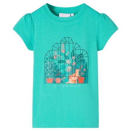 Kinder-T-Shirt in Mintgrün, Größe 128. von , Kinder-T-Shirts - Ref: Foro24-11367, Preis: 8,66 €, Rabatt: %