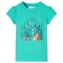 Kinder-T-Shirt in Mintgrün, Größe 128. von , Kinder-T-Shirts - Ref: Foro24-11367, Preis: 8,59 €, Rabatt: %