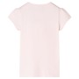 Camiseta infantil rosa suave 116 de , Camisetas para niños - Ref: Foro24-11331, Precio: 8,66 €