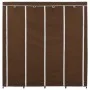 Armario con 4 compartimentos marrón 175x45x170 cm de vidaXL, Armarios roperos - Ref: Foro24-282446, Precio: 54,37 €, Descuent...