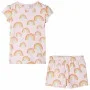 Pijama infantil de manga corta rosa suave 104 by , Children's pajamas - Ref: Foro24-11400, Price: 11,04 €, Discount: %