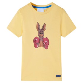 Kurzarm-Kinder-T-Shirt in Gelb, Größe 104. von , Kinder-T-Shirts - Ref: Foro24-11880, Preis: 8,28 €, Rabatt: %