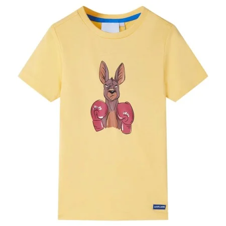Camiseta infantil de manga corta amarillo 104 de , Camisetas para niños - Ref: Foro24-11880, Precio: 8,19 €, Descuento: %