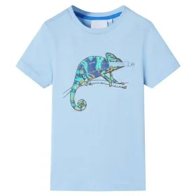 Camiseta infantil de manga corta azul claro 104 by , Kids T-shirts - Ref: Foro24-12015, Price: 8,12 €, Discount: %