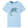 Kurzarm Kinder T-Shirt in Hellblau Größe 128 von , Kinder-T-Shirts - Ref: Foro24-12017, Preis: 8,12 €, Rabatt: %