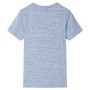 Camiseta infantil de manga corta azul mélange 116 by , Kids T-shirts - Ref: Foro24-12171, Price: 8,28 €, Discount: %