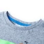 Kurzarm-Kinder-T-Shirt in meliertem Blau, Größe 116. von , Kinder-T-Shirts - Ref: Foro24-12171, Preis: 8,19 €, Rabatt: %