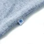 Kurzarm-Kinder-T-Shirt in meliertem Blau, Größe 116. von , Kinder-T-Shirts - Ref: Foro24-12171, Preis: 8,19 €, Rabatt: %