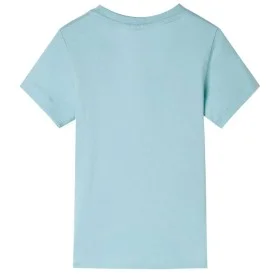 Kinder-T-Shirt in hellblauem Aquamarin, Größe 116. von , Kinder-T-Shirts - Ref: Foro24-12261, Preis: 8,06 €, Rabatt: %