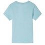 Kinder-T-Shirt in hellblauem Aquamarin, Größe 140. von , Kinder-T-Shirts - Ref: Foro24-12263, Preis: 8,13 €, Rabatt: %