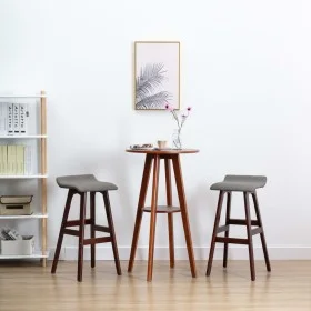 Küchenhocker 2 Einheiten aus dunkelgrauem Stoff von vidaXL, Küchenhocker - Ref: Foro24-249583, Preis: 100,51 €, Rabatt: %