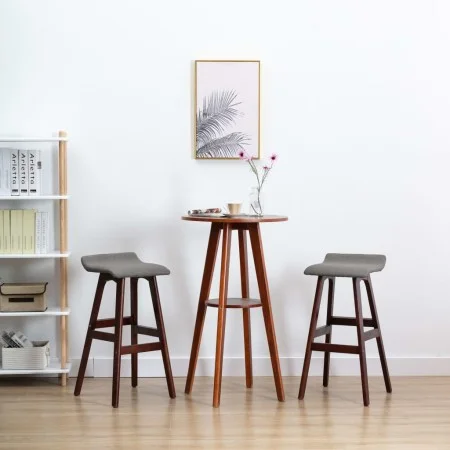 Kitchen stools 2 units dark gray fabric by vidaXL, Kitchen stools - Ref: Foro24-249583, Price: 100,50 €, Discount: %