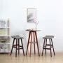 Kitchen stools 2 units dark gray fabric by vidaXL, Kitchen stools - Ref: Foro24-249583, Price: 100,50 €, Discount: %