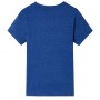 Camiseta infantil azul oscuro mélange 140 de , Camisetas para niños - Ref: Foro24-12488, Precio: 8,41 €