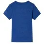 Dunkelblaues Melange-Kinder-T-Shirt 140 von , Kinder-T-Shirts - Ref: Foro24-12488, Preis: 8,32 €, Rabatt: %