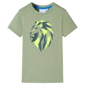 Kinder T-Shirt in hellem Khaki, Größe 104. von , Kinder-T-Shirts - Ref: Foro24-12125, Preis: 8,19 €, Rabatt: %