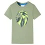 Kinder T-Shirt in hellem Khaki, Größe 104. von , Kinder-T-Shirts - Ref: Foro24-12125, Preis: 8,19 €, Rabatt: %