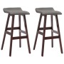 Küchenhocker 2 Einheiten aus dunkelgrauem Stoff von vidaXL, Küchenhocker - Ref: Foro24-249583, Preis: 101,75 €, Rabatt: %