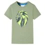 Camiseta infantil caqui claro 128 de , Camisetas para niños - Ref: Foro24-12127, Precio: 8,19 €, Descuento: %