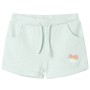 Pantalones cortos infantiles con cordón verde menta claro mixto 92 by , kids pants - Ref: Foro24-10974, Price: 10,61 €, Disco...