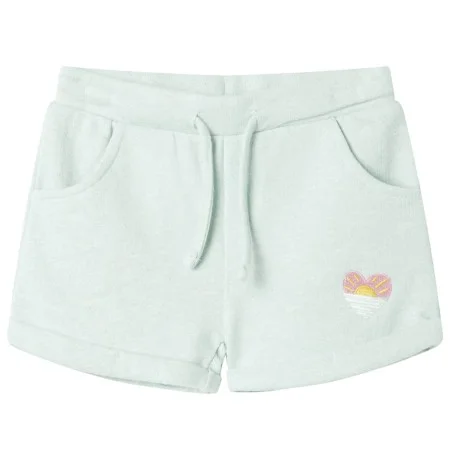 Pantalones cortos infantiles con cordón verde menta claro mixto 116 by , kids pants - Ref: Foro24-10976, Price: 10,50 €, Disc...