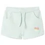 Pantalones cortos infantiles con cordón verde menta claro mixto 116 by , kids pants - Ref: Foro24-10976, Price: 10,50 €, Disc...