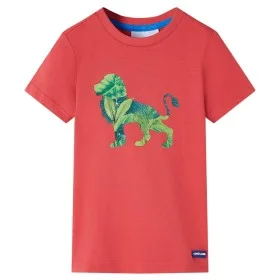 Camiseta infantil color rojo 104 by , Kids T-shirts - Ref: Foro24-12280, Price: 8,06 €, Discount: %