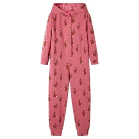 Kleinkind-Jumpsuit mit altrosa Kapuze, Größe 104. von , Kinderkleidung - Ref: Foro24-14235, Preis: 14,37 €, Rabatt: %